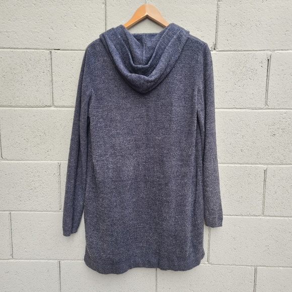 Barefoot Dreams | CozyChic Lite Resort Cardi Cardigan Lounge Sweater with Hood - Picture 8 of 8